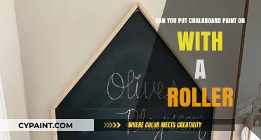 Roller Application of Chalkboard Paint: A Good Idea?