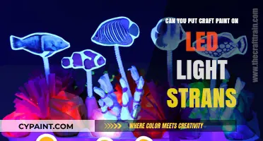 Craft Paint on LED Lights: A Creative Combo?