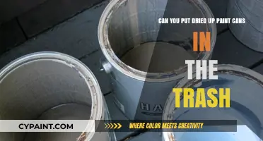 Can Dried Paint Cans Go in the Trash? Disposal Tips