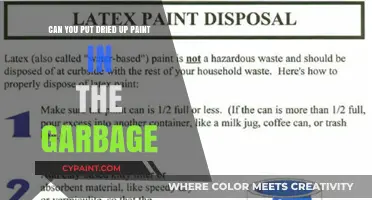 How to Dispose of Dried Paint Safely?