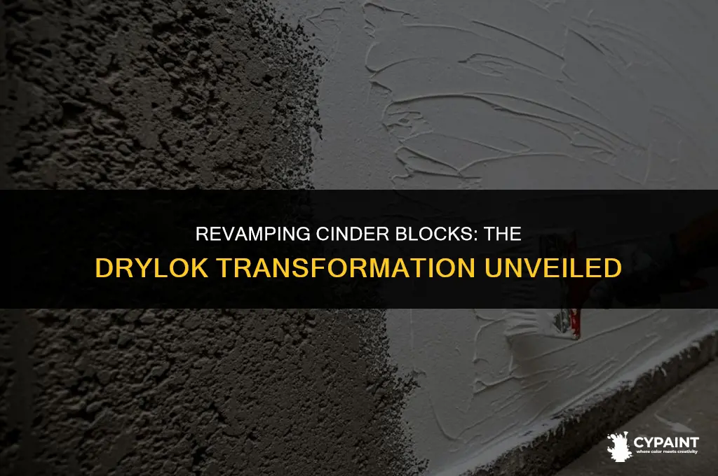 can you put drylok on painted cinder block