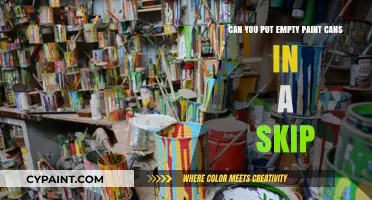 Empty Paint Cans: Skip or Keep?