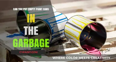 Empty Paint Cans: Trash or Treasure?