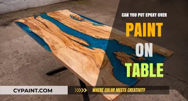 Revamping Your Table: Epoxy Over Paint - A Comprehensive Guide