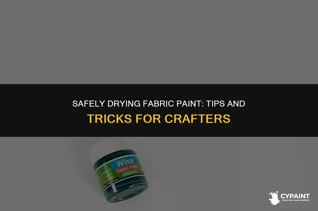can you put fabric paint in the dryer