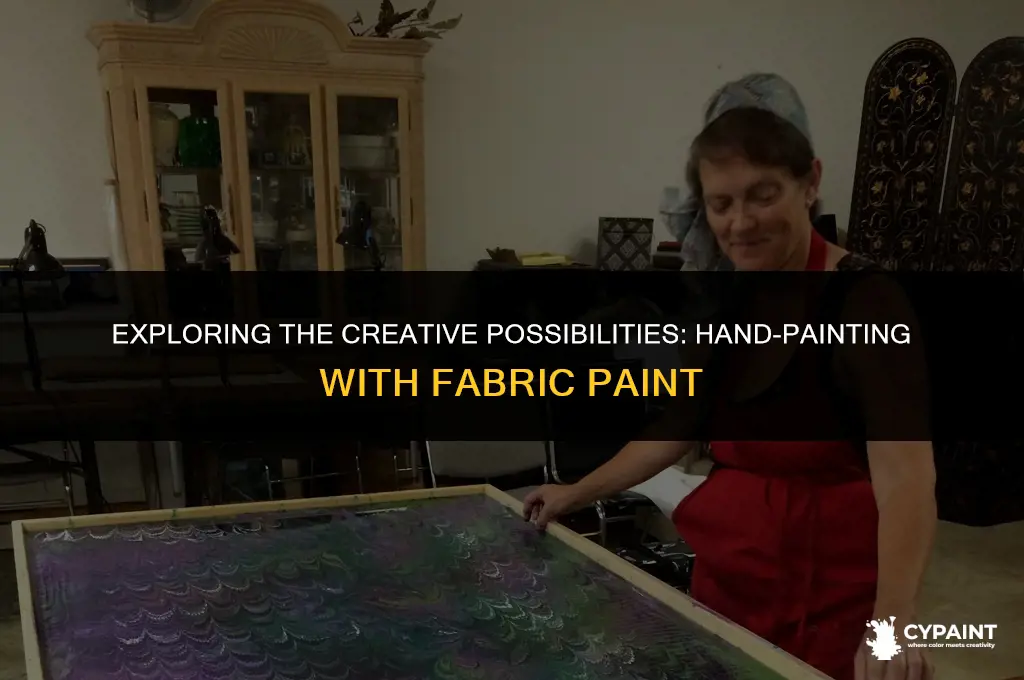 can you put fabric paint on your hands