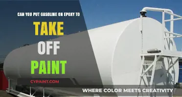 Removing Paint with Gasoline on Epoxy: Safe or Risky Method?