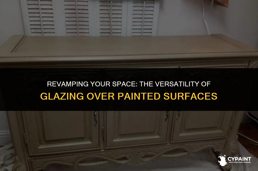 can you put glaze n any painted sufce