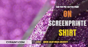 Sparkle Up Your Screen-Printed Shirts with Glitter Paint: A DIY Guide