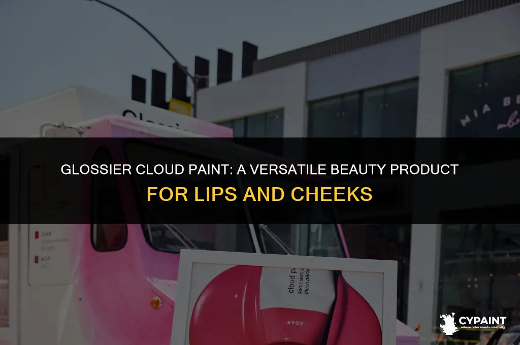 can you put glossier cloud paint on lips