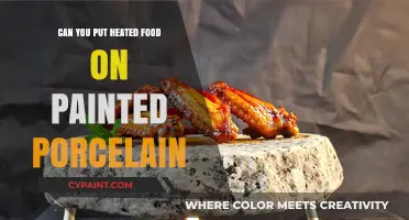 Exploring the Safety of Heated Food on Painted Porcelain Surfaces