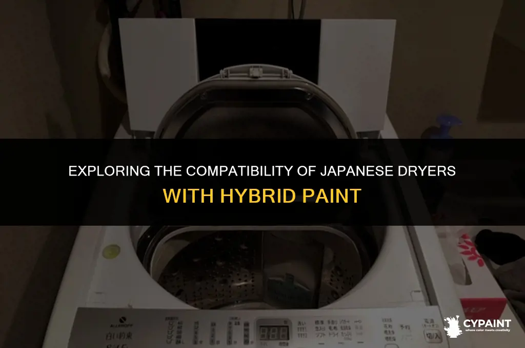 can you put japan dryer in hybrid paint