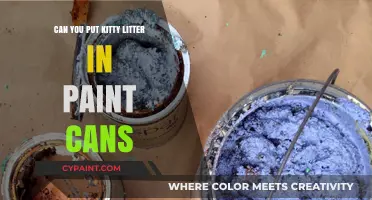Creative Recycling: Repurposing Paint Cans for Kitty Litter Storage