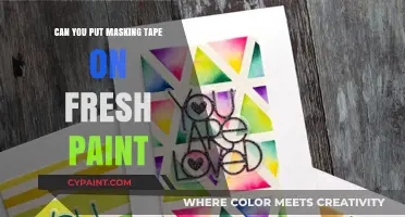 Painting Tips: Masking Tape on Fresh Paint - Yes or No?