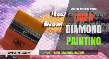 Enhancing Diamond Paintings: The Mod Podge Touch