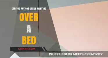 The Art of Hanging: One Large Painting Over a Bed