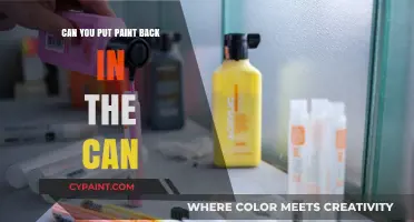 Reviving Creativity: The Art of Returning Paint to Its Can