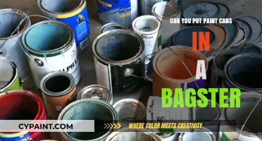 Eco-Friendly Disposal: Can You Put Paint Cans in a Bagster?