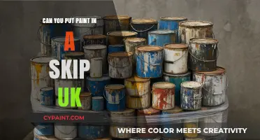Can You Put Paint in a Skip UK: A Comprehensive Guide