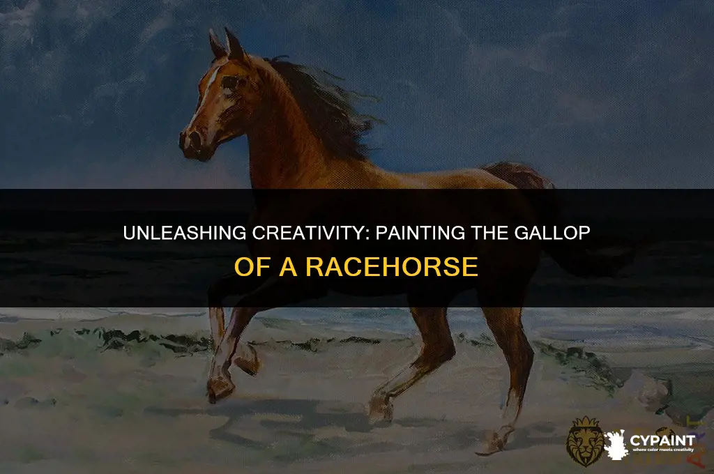 can you put paint on a race horse