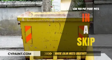 Eco-Friendly Disposal: Can You Put Paint Pots in a Skip?
