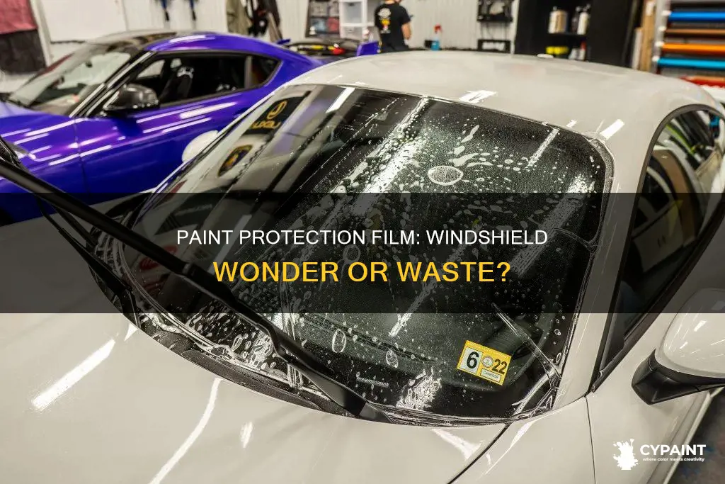 can you put paint protection film on the windshield