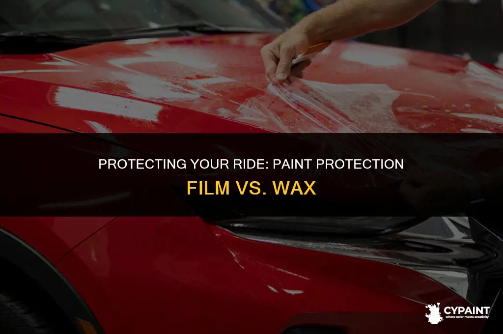 can you put paint protection film over wax