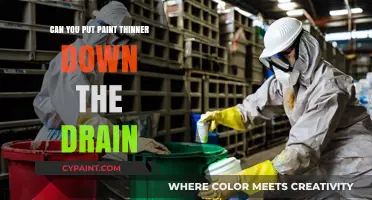 Safely Disposing of Paint Thinner: Drain or Not?
