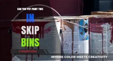 Eco-Friendly Disposal: Can You Put Paint Tins in Skip Bins?