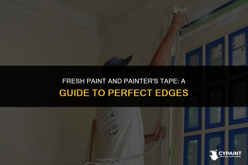 can you put painters tape on fresh paint