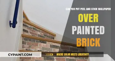 Peel and Stick Wallpaper Over Painted Brick: A Viable Option?
