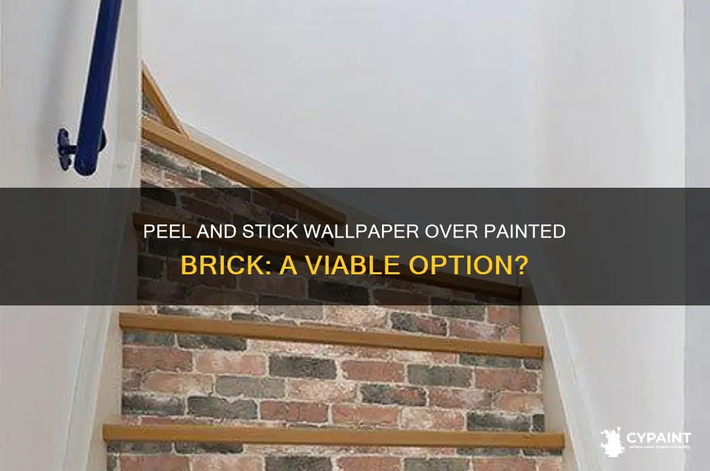 Peel And Stick Wallpaper Over Painted Brick: A Viable Option? | CyPaint
