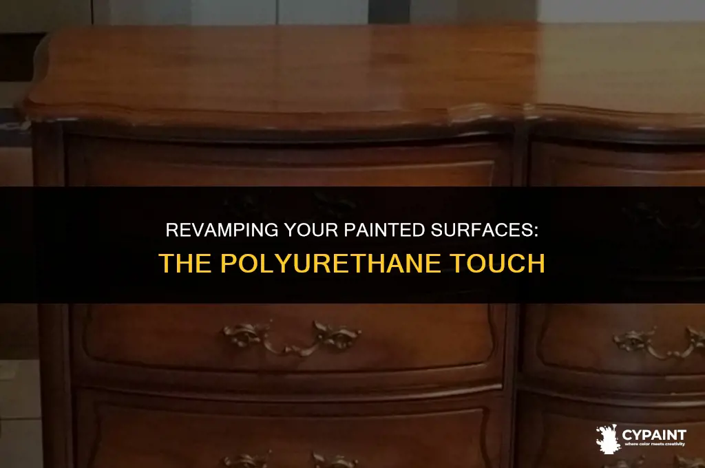 can you put polyurethane over a painted surface