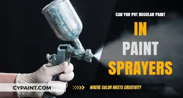 Exploring the Use of Regular Paint in Sprayers: Tips and Tricks
