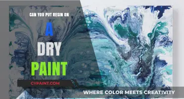 Exploring the Compatibility of Resin with Dry Paint: A Comprehensive Guide