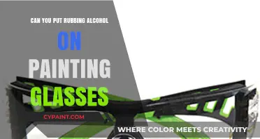 Reviving Clarity: The Safe Way to Clean Painting Glasses with Rubbing Alcohol