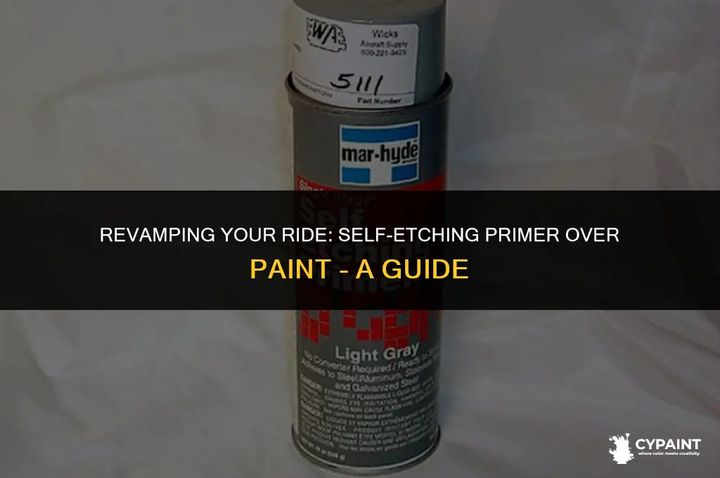 can you put self etching primer over paint