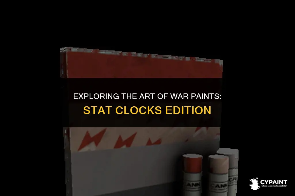 can you put stat clocks on war paints