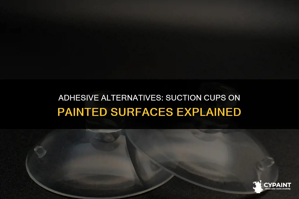can you put suction cups on painted surface