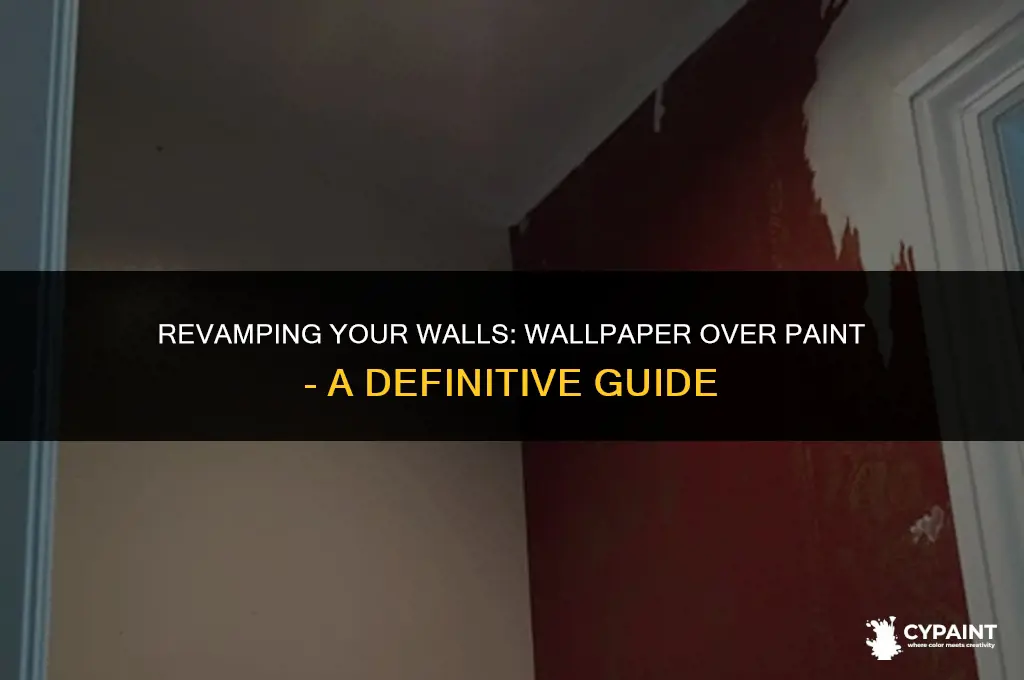 can you put wallpaper on top of paint