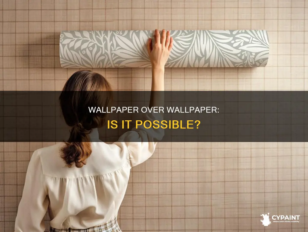 can you put wallpaper on top of painted wallpaper