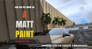 Exploring the Possibilities: Wrapping Matte Paint Surfaces