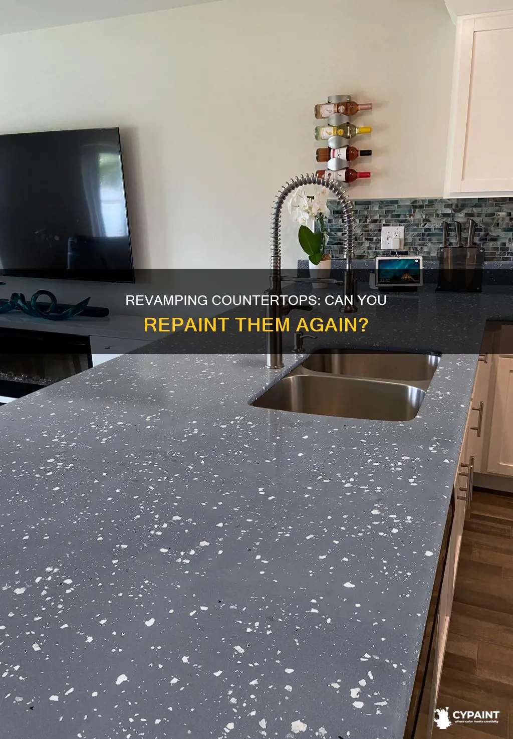 can you re painted countertops that have already been