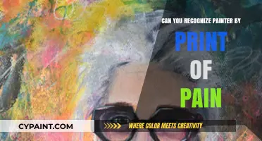 Unveiling the Artist: Recognizing Painters Through Their Prints of Pain