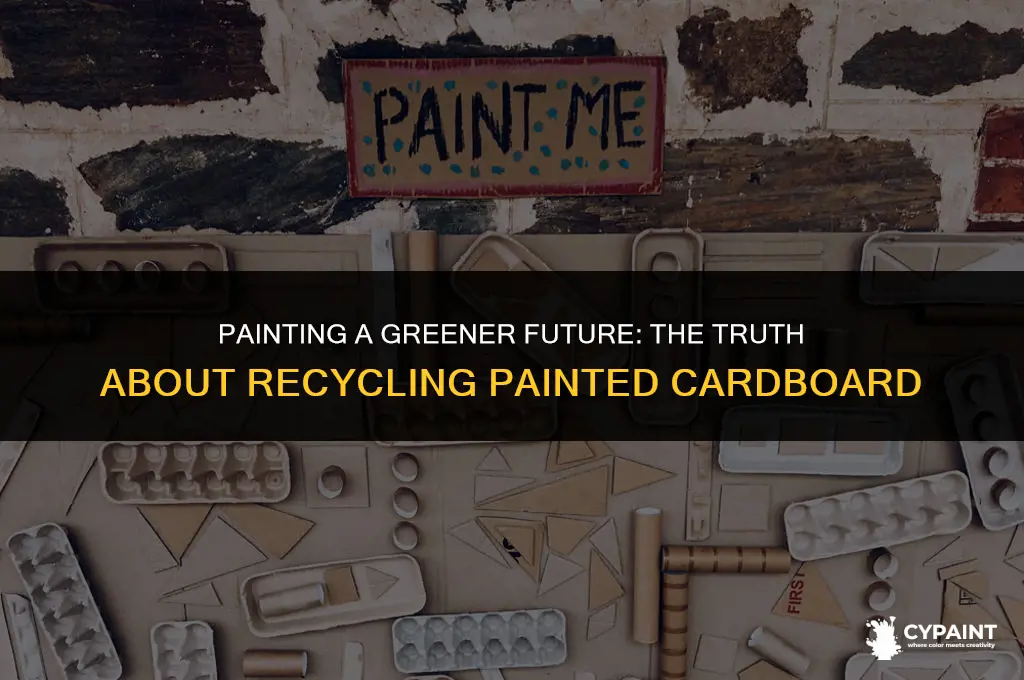 can you recycle cardboard with paint on it