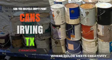Irving, TX Guide: Recycling Empty Paint Cans Made Easy