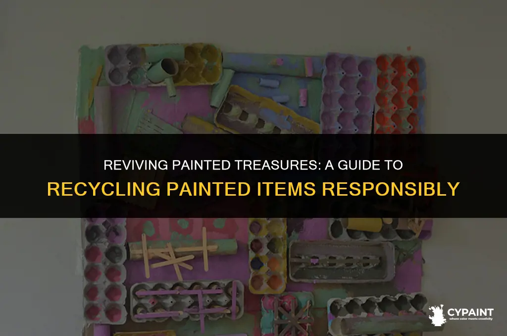 can you recycle items with paint on them