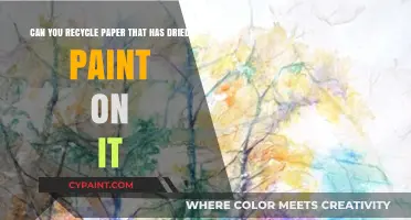 Recycling Painted Paper: What to Do with Dried Paint on Paper
