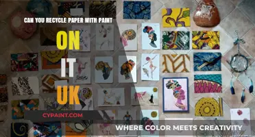 How to Recycle Paper With Paint in the UK