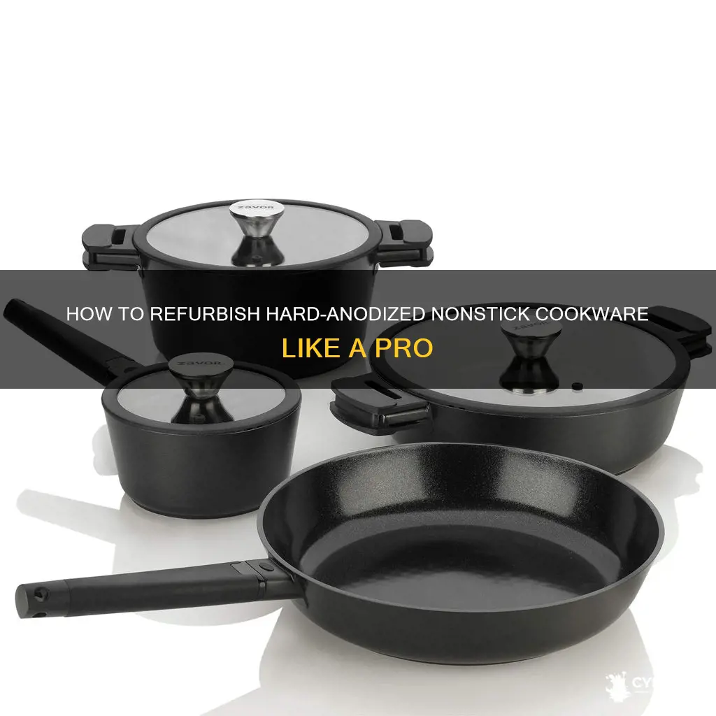 can you refurbish or paint hard-anodized nonstick cookware